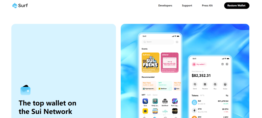 Surf Wallet Simplifying Sui for Everyday Users